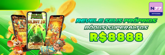 n77 — faixa usada para reforçar confiança, com ênfase em benefício imediato, pensado para sugerir próximo passo na