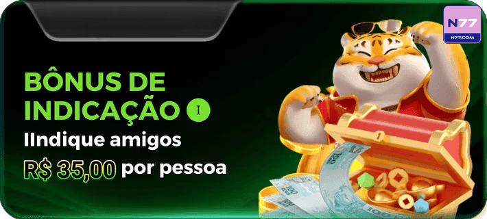 n77 — elemento que ancora a identidade visual, com contraste alto para conversão, pensado para atrair o primeiro clique